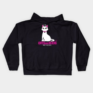 Cats are aliens! Kids Hoodie